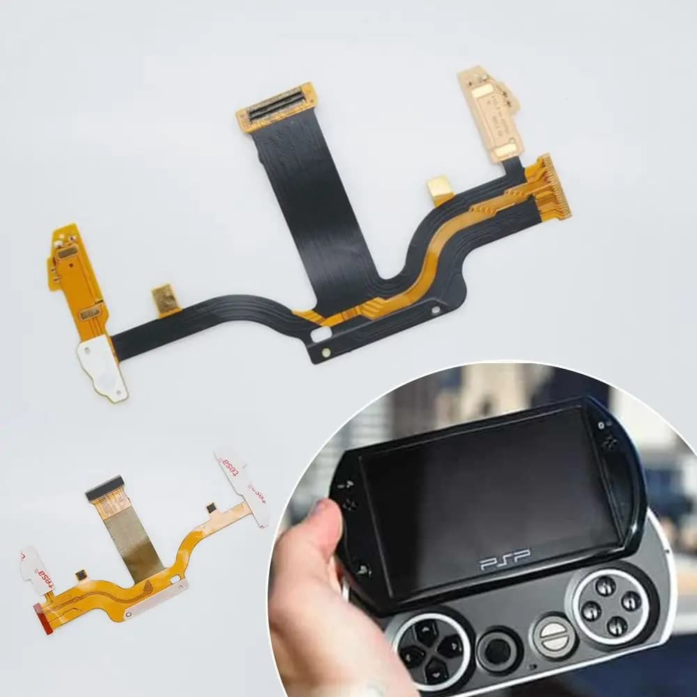 Pezzi di ricambio di ricambio Cavo schermo LCD Riparazione cavo flessibile a nastro universale Nastro scheda madre fai-da-te per PSP GO