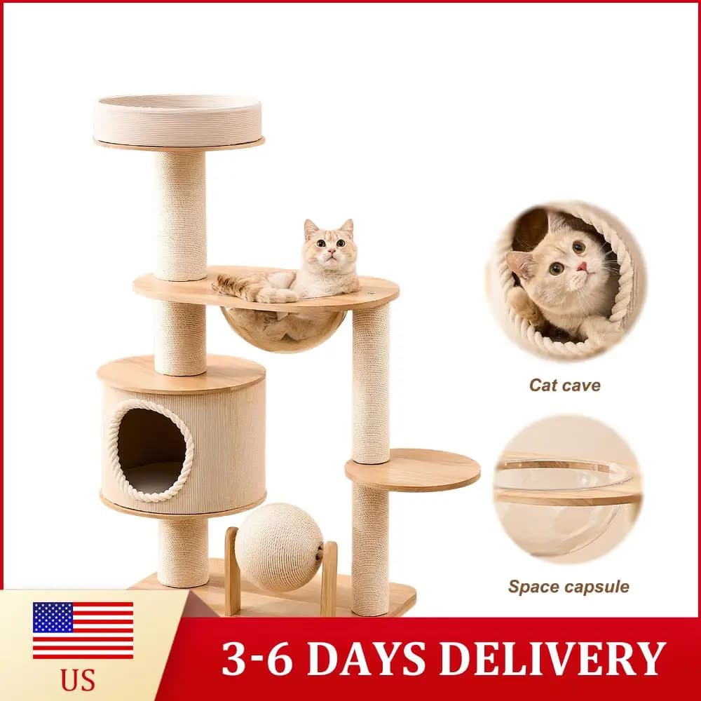 Nidi da arrampicata per gatti da interno, resistenti all'usura, graziosi letti a telaio per arrampicata, forniture traspiranti per animali domestici, telaio per arrampicata