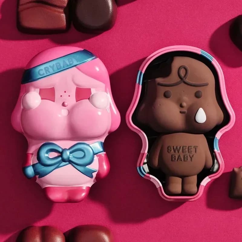 POP MART CRYBABY Piangere Per L'Amore Serie Cieca Scatola Misteriosa Caixa Sorpresa Ragazze Anime Figure Modello Carino Regalo Di Compleanno