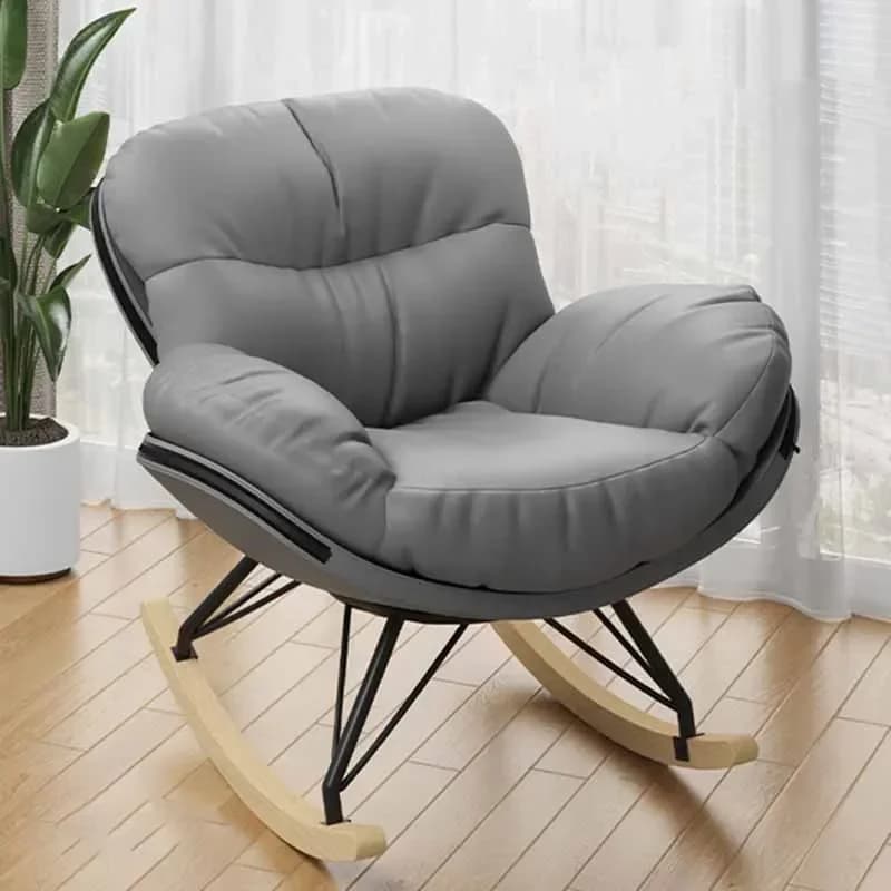 *v forMakeup Luxury Modern Chairs Cushion Footrest Wingback Floor Rocking Chair Adults Meditation La Sala Home Furniture* s