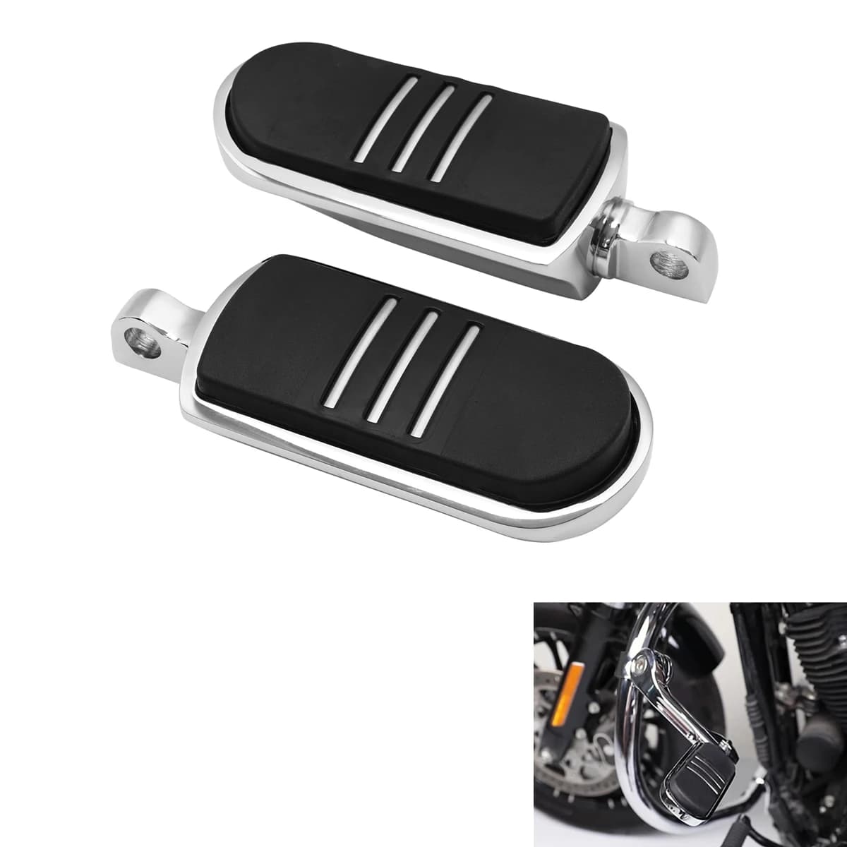 Pedana Poggiapiedi Per Harley StreamLiner Touring FLST Softail Electra Street Glide Road King XL Sportster 883 V-Rod Moto