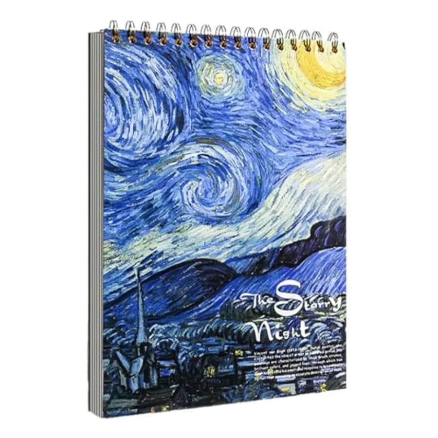 A4 Sketch Book, 8.27 x 11.4 inch Art Sketchbook for Drawing Pads, 60 Sheets Sketch Pads for Drawing, Acid Free Artist Drawing B