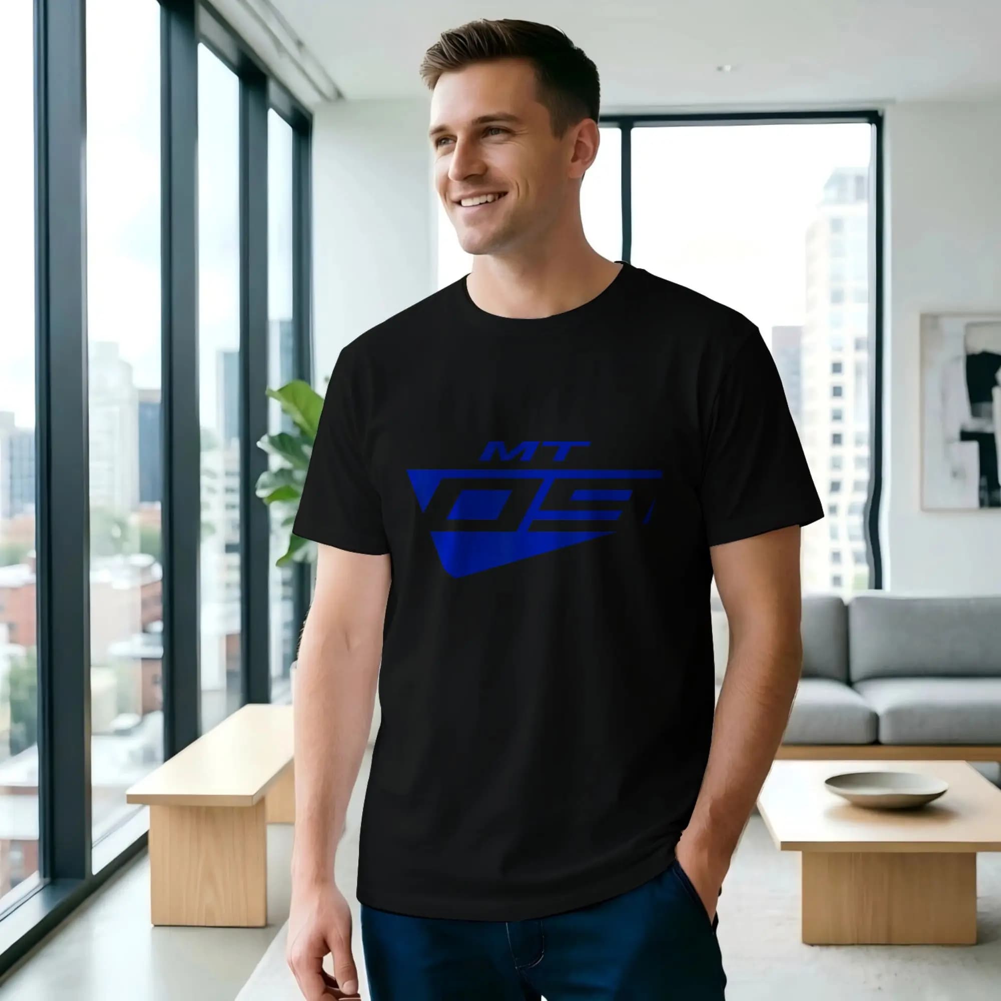 MT 09 Sport Bike Motorcycle Men's T Shirts GS Humorous Tees Short Sleeve O Neck 100% Cotton Printing Clothes T-Shirt