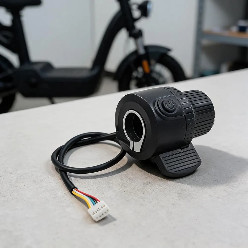 1Pc Electric Scooter Throttle Accelerator-Switch For KuKirin G2 G3 G4 ABS Replacement Part With Smooth Control Black