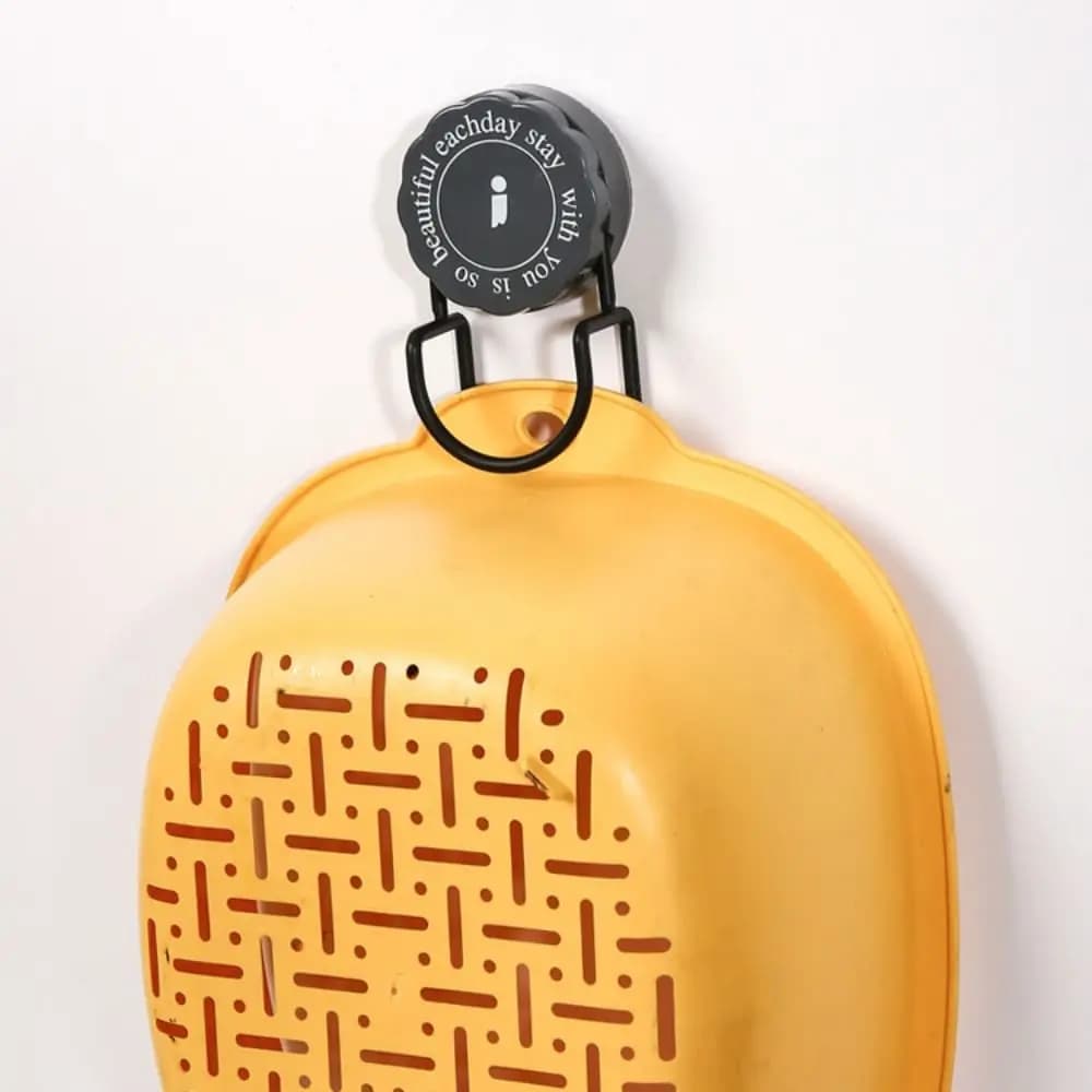 Ganci a ventosa in ferro pratici, montaggio a parete senza fori, portaoggetti per lavabo, gancio rotante senza tracce per lavabo, bagno