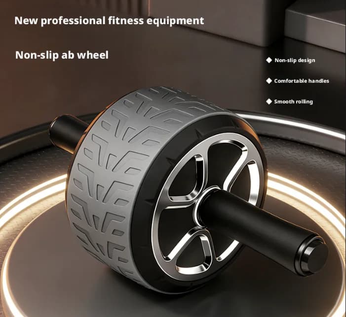 Self Rebound Ab Wheel Roller Abdominal Exercise Core Trainer For Men Women Home Gym Elbow Support Fitness