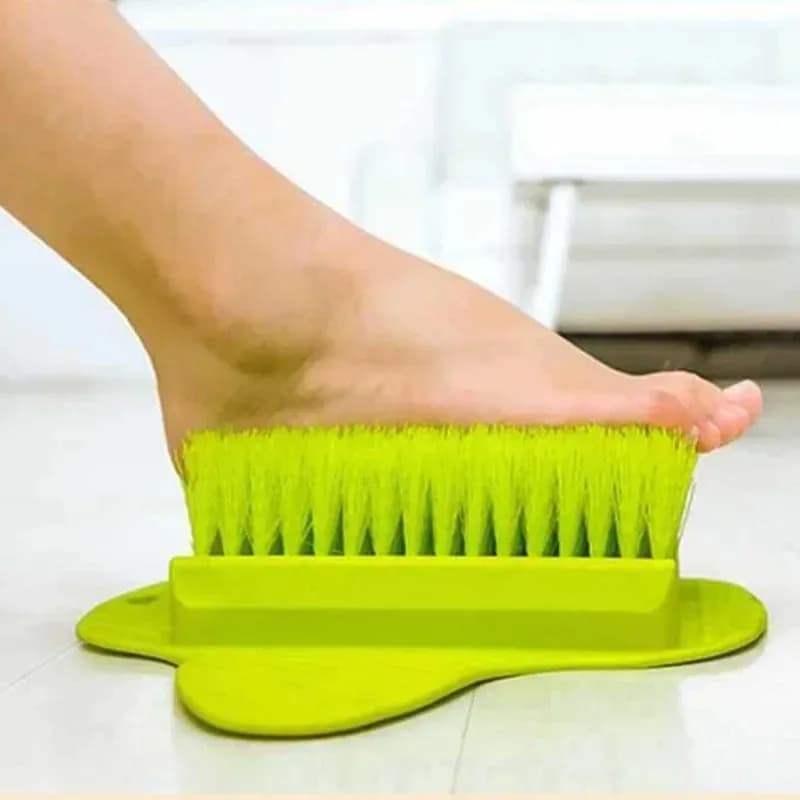 Spazzola per piedi in silicone Pantofole per massaggio Scarpe da bagno Spazzola per piedi in pietra pomice Rimuovi la pelle morta Doccia per piedi Scrubber con ventosa