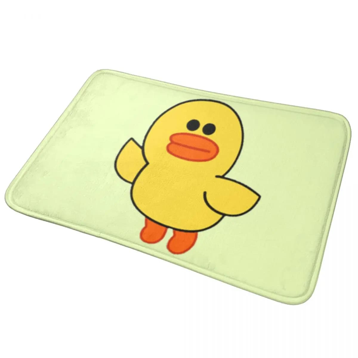 Sally Yellow Chick Line Friends Zerbino Anti-slip Dust Mat for Kitchen Input Carpet