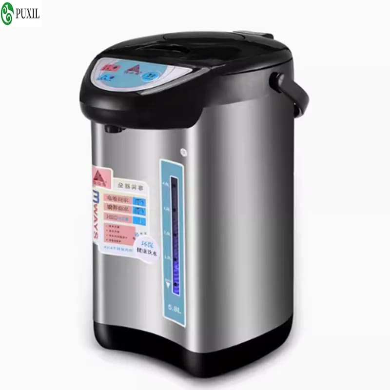 Electric kettle 750 W 5.8 liters, water heater, hot water boiler, drinking water pump, SUS pot with automatic insulation 24 hours a day