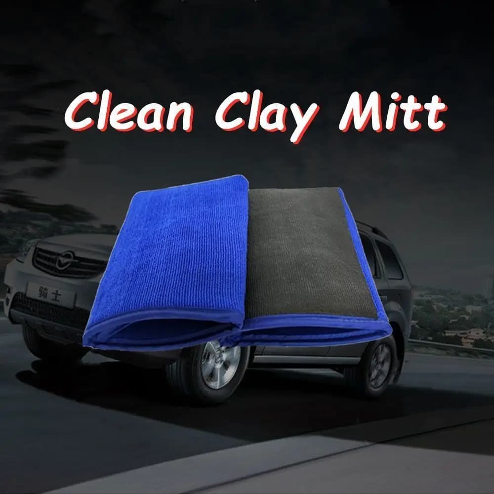 Soft Volcanic Mud Car Wash Magic Clay Bar Mitt Magic Mud Cloth Blue Auto Care Cleaning Towel Car Clay Cloth Car