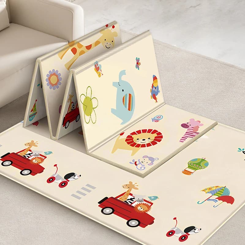 Tappetino da gioco pieghevole Tappetino per attività per bambini Tappetino da campeggio all'aperto Tappeto impermeabile Facile da trasportare Madre Bambini che strisciano il pavimento del gioco