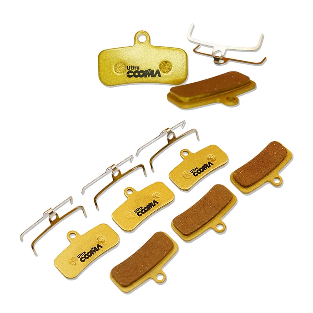 Pastiglie Freno A Disco Bicicletta per SHIMANO 4 Pistoni Pinza Deore XT Zee Saint M820 M810 M640 MT520 MT420, 4 Paia Full Metal