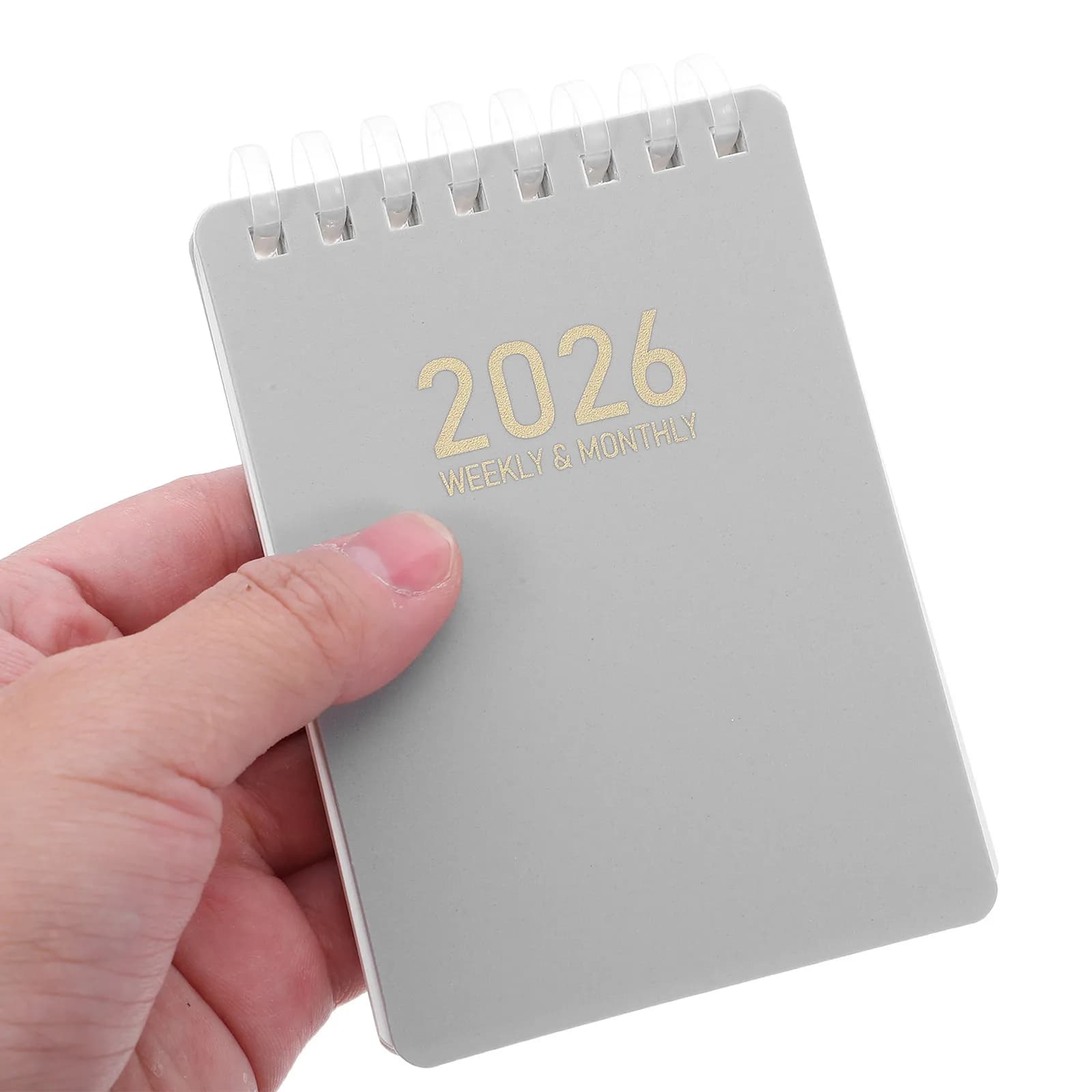 Set di 3 Agende Tascabili a Spirale 2026, Quaderno Compatto Estetico per Pianificazione Giornaliera, Settimanale e Mensile, Portatile e Adatto alla Borsa