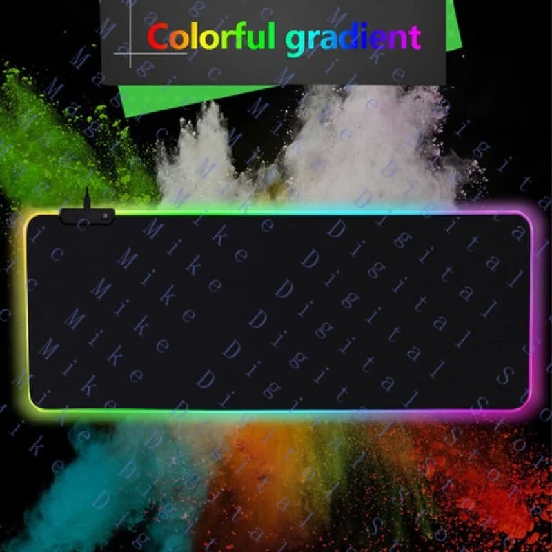 Tappetino per Mouse da Gaming RGB Grande Compatibile con Razer e Logitech