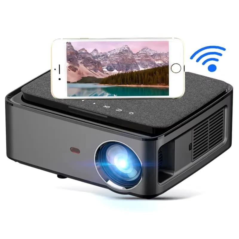 Proiettore Android WiFi nativo da 8000 lumen 1080P Proiettore Full HD Video LED LCD Proyector Mini Home Theater Proiettore 4K