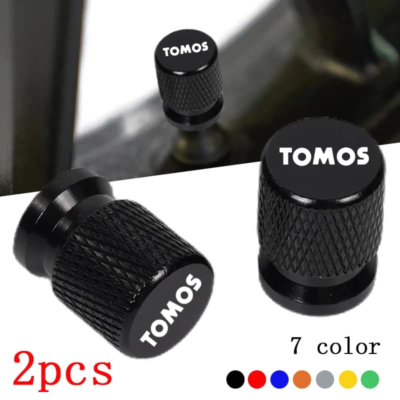 2PCS Moto Ruota Valvola della gomma Tappi Aria Stelo Spina del pneumatico Accessori Per Tomos Nitro Arrow Sprint LX Streetmate R A35 Racing TT