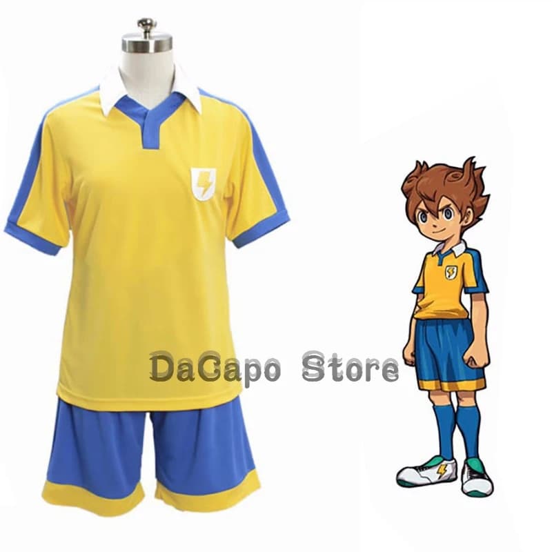 Inazuma 11 Undici GO Matsukaze Tenma Cosplay Abbigliamento sportivo Gioco Anime Uniforme Outfit Abiti di Halloween Tuta da calcio Vestito di Halloween