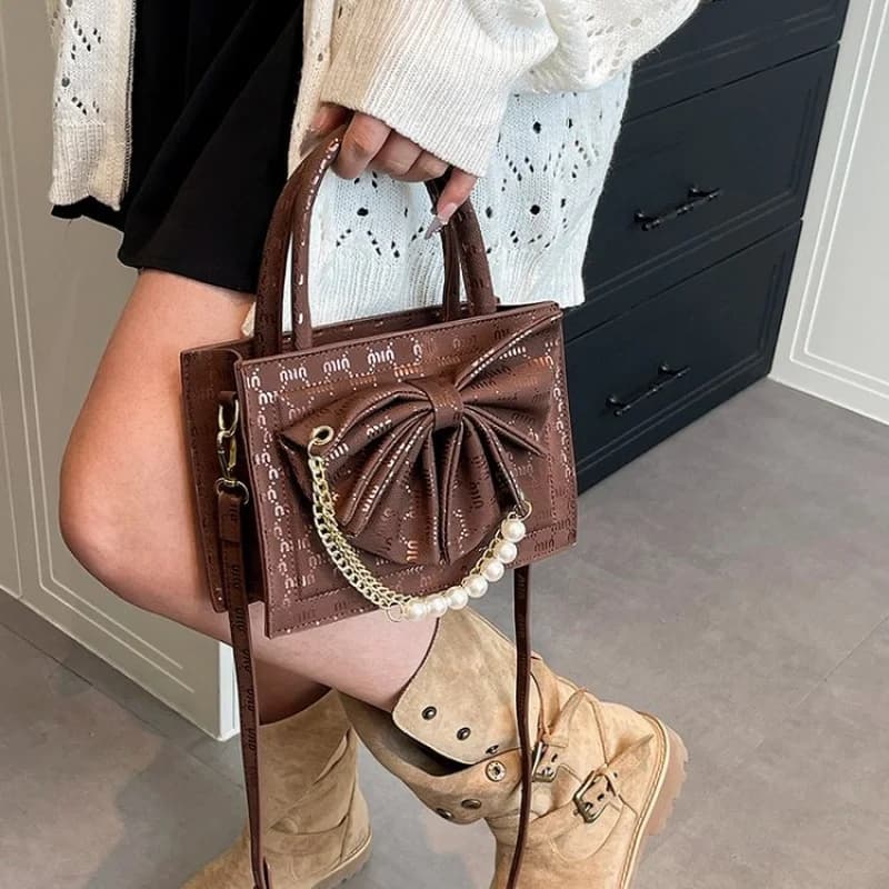 Borsa Elegante di Alta Gamma per Donne, Design Classico in Pelle, Stile Casual e Vintage, Borsa a Tracolla da Donna