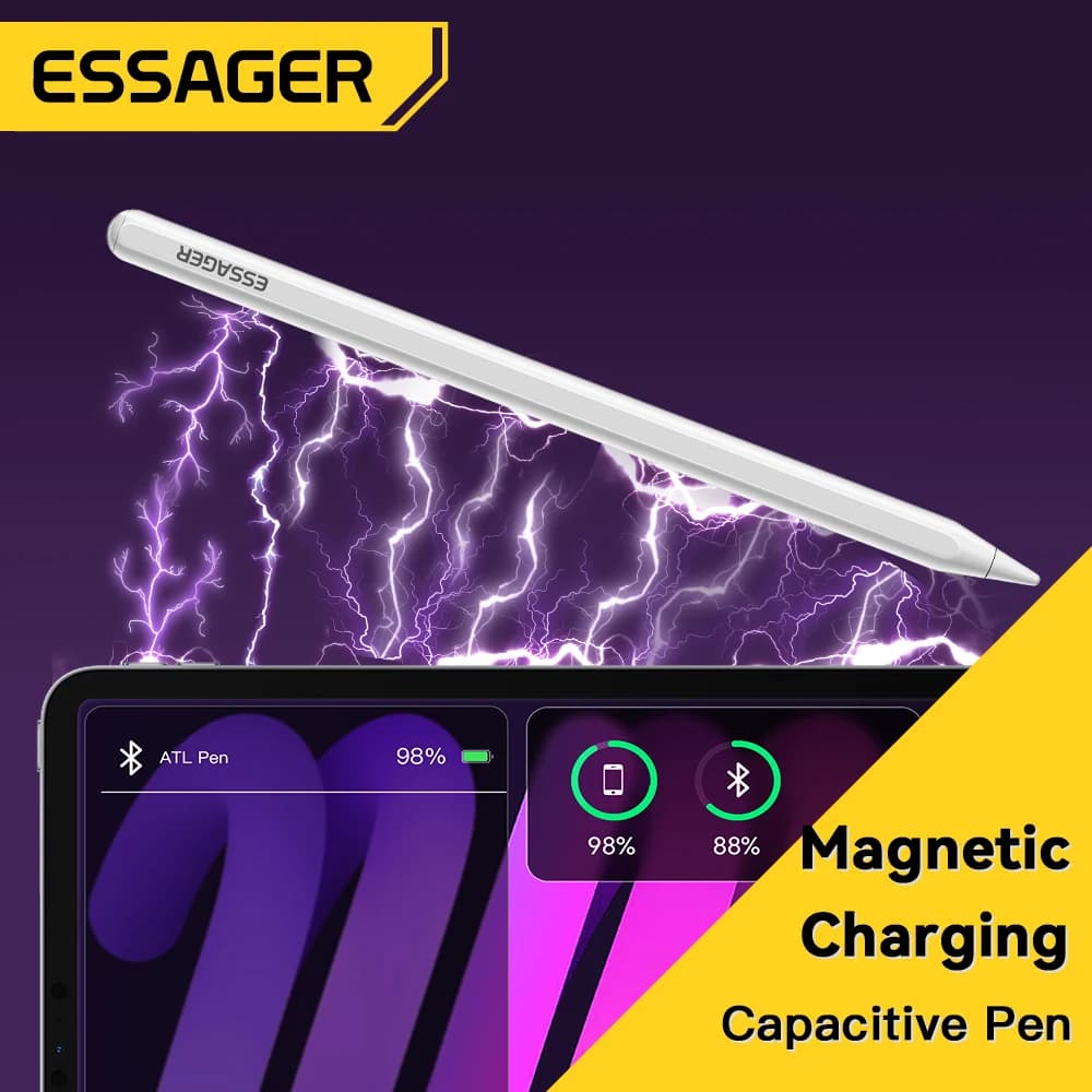 Penna stilo Essager per Apple Pencil iPad Pro per Mini penne capacitive di ricarica Wireless magnetiche Bluetooth accessori per Ipad