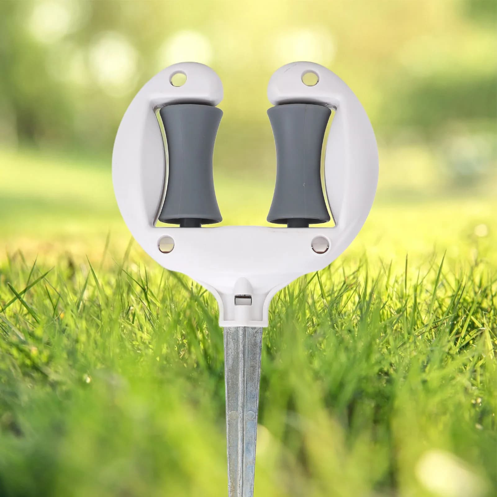 Garden Hose Nail Top Roller Soft Water Pipe Positioning Pointed Head Lawn Hose Spike Holder Garden Hose Holder