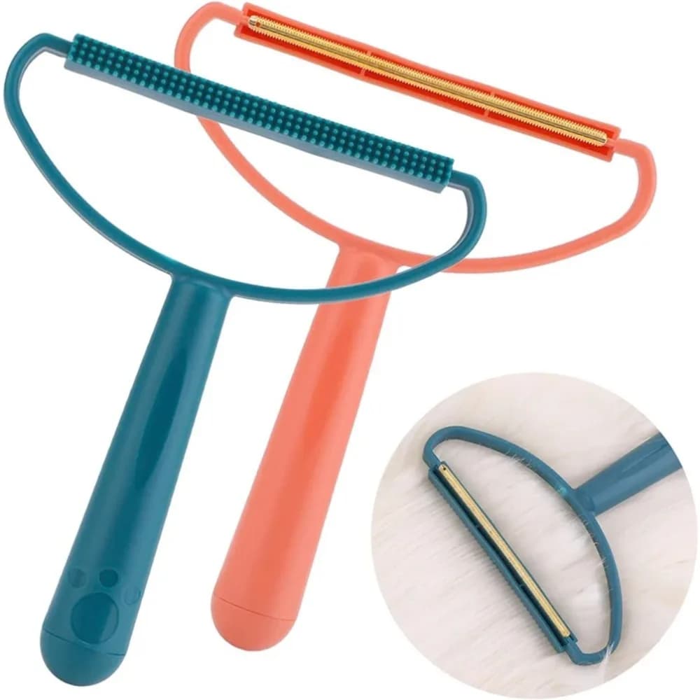 Spazzola per rimuovere pelucchi portatile per animali domestici Spazzola per rimuovere pelucchi a doppia faccia Spazzola per vestiti per tappeti Rasoio per tessuti Fuzz