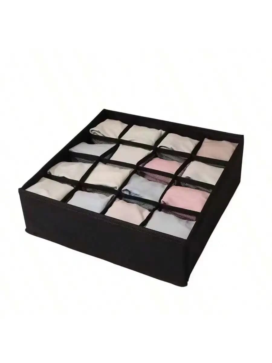 24-cell folding organizer for socks, underwear, ties, accessories