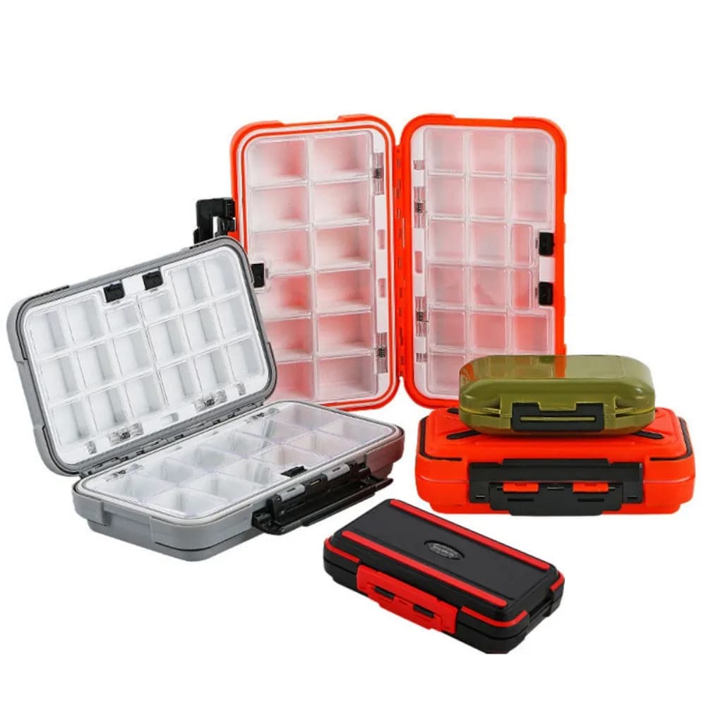 Waterproof Fishing Equipment Box Portable Fishing bait box Organizer Fishing hook box for fishing gear accessories supplies