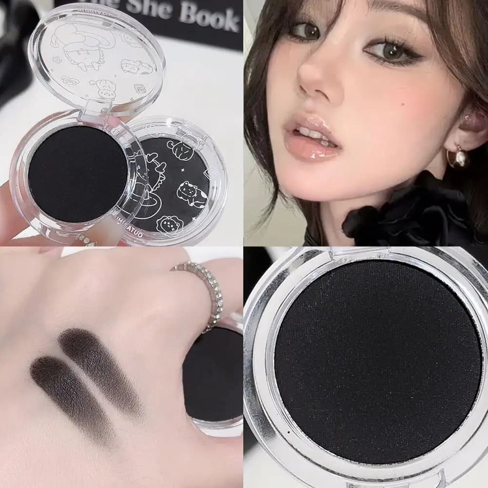 Illuminante Opaco Monocolore Bianco per Occhi, Evidenzia e Illumina l'Angolo Interno dell'Occhio, Nasconde le Imperfezioni del Vano Lacrimale, Trucco Occhi 3D, Ombretto Pigmentato