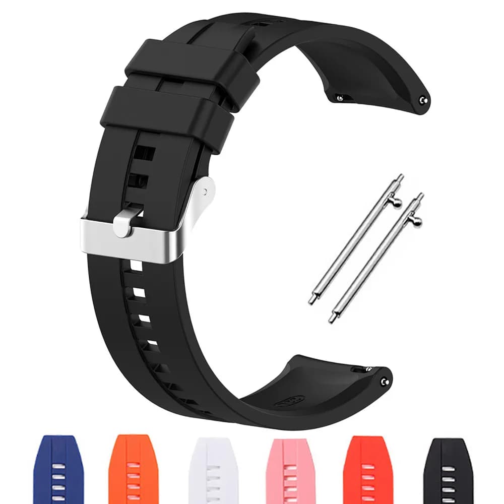 Cinturino per orologio in silicone premium Cinturino per orologio in gomma a sgancio rapido 20mm 22mm Cinturino per orologio da uomo e da donna