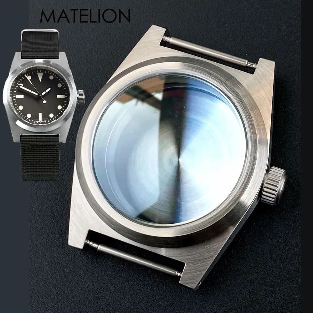 MOD 316L for NH34 NH35 NH36/38/70 PT5000 ETA2824 Men's Automatic Pilot Watch AR Sapphire 20BAR Waterproof