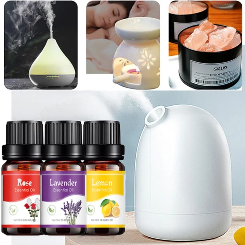 18 Essential Oil Flavors for Deodorant Aroma Diffuser House Deodorant for Water Soluble Environments Fragrance Auto Perfume Refill