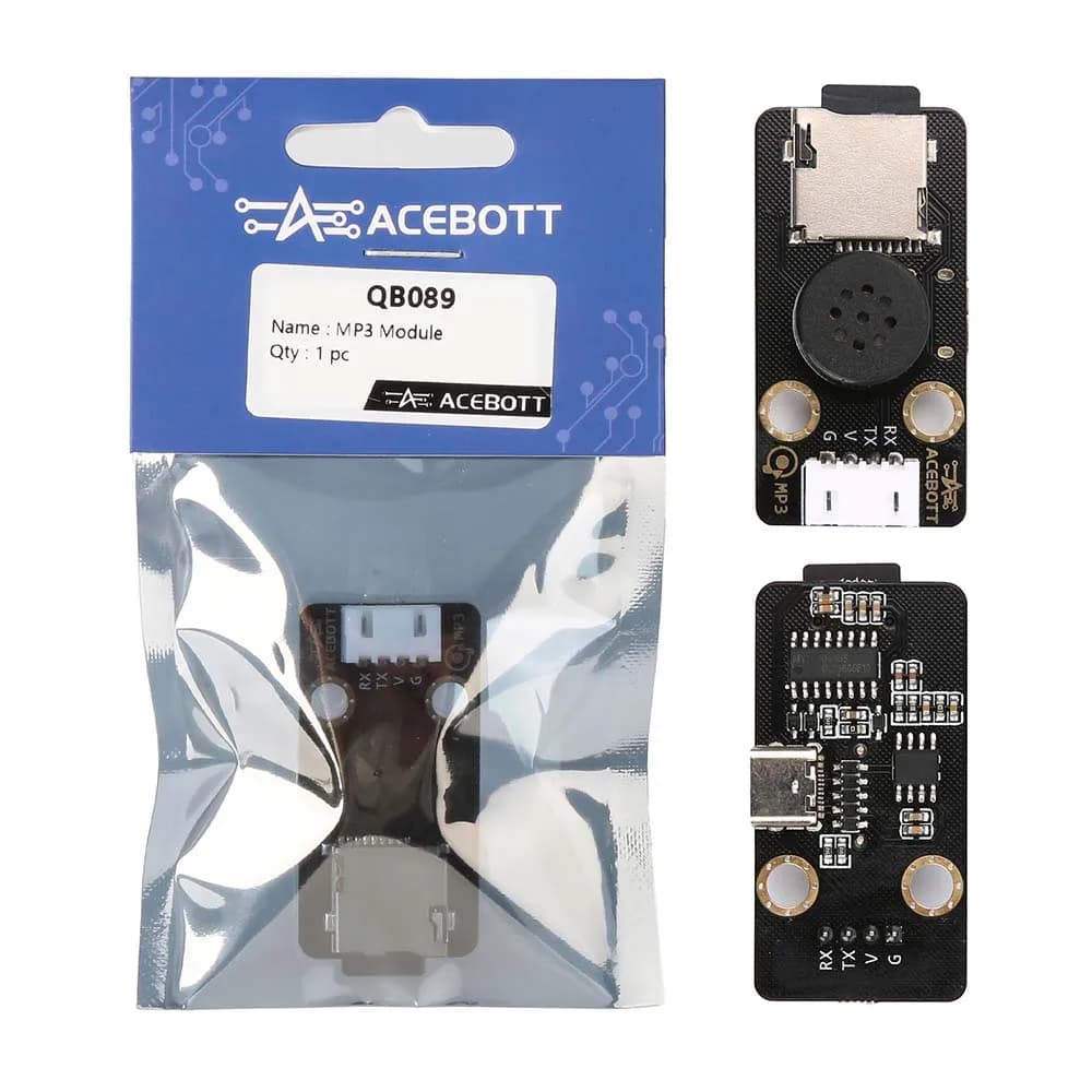 ACEBOTT SharkBot Smart Robot Car Kit with ESP32 for Arduino STEAM Educational Programming (only MPS expansion packages are available)