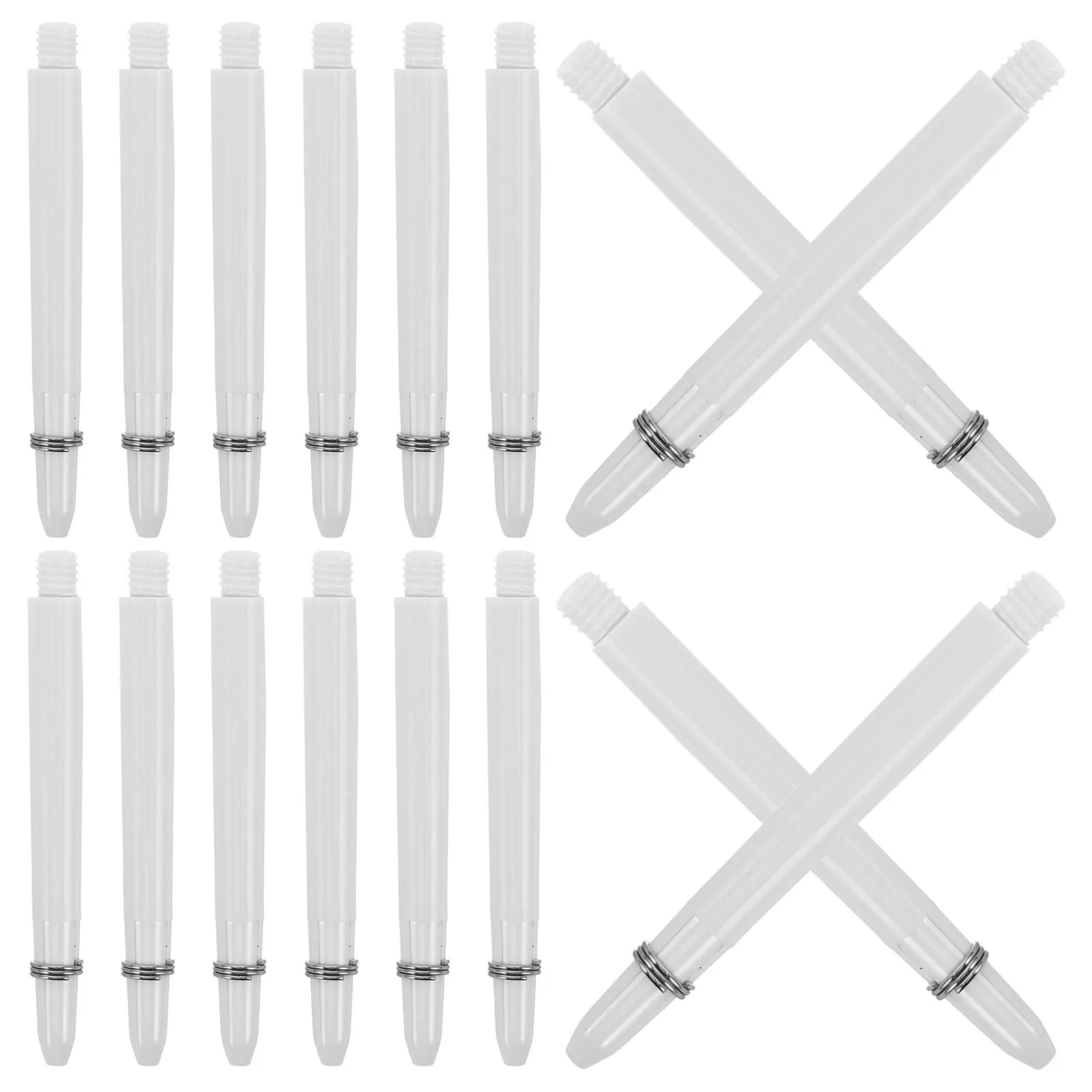 Set di 50 Alette per Freccette in Nylon 2BA con Anelli, Accessori di Ricambio per Freccette con Punta Morbida e Punta in Acciaio per Giochi Long Flight
