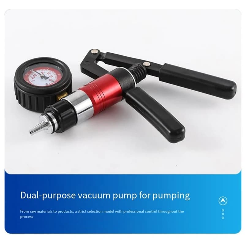 Super Sale Vacuum Pressure Pump and Brake Bleeding Kit Positive and Negative Manual Car Manual Vacuum Pump