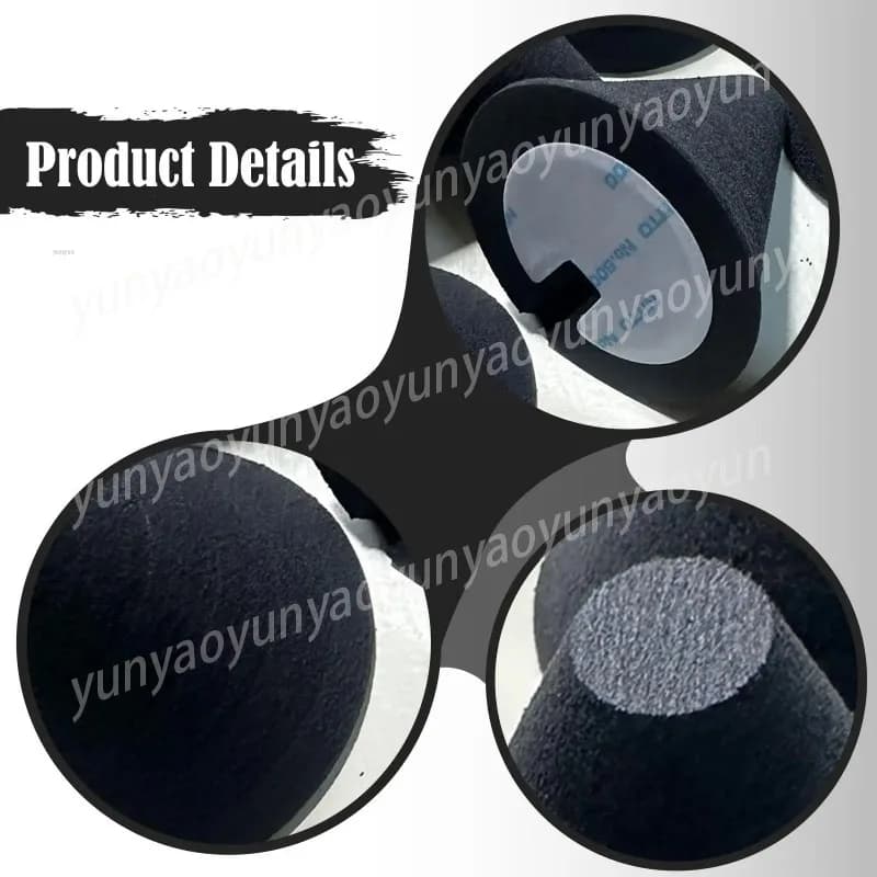 Pad in Schiuma Nera a Forma di Cono per Batteria Elettronica, Accessorio per Strumenti a Percussione