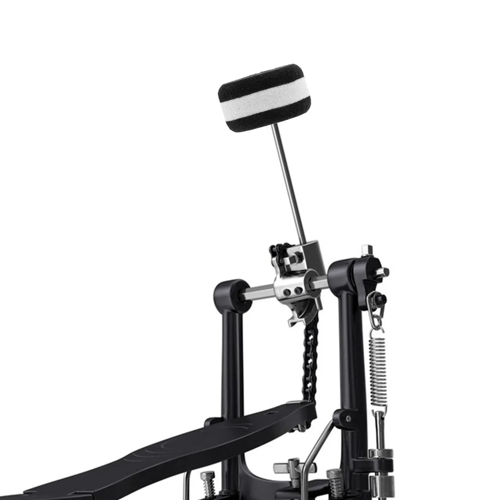 Pratico Pad in Feltro per Pedale Batteria, Resistente agli Impatti, Facile Installazione, Accessorio per Strumenti a Percussione, Testine per Martelli da Batteria