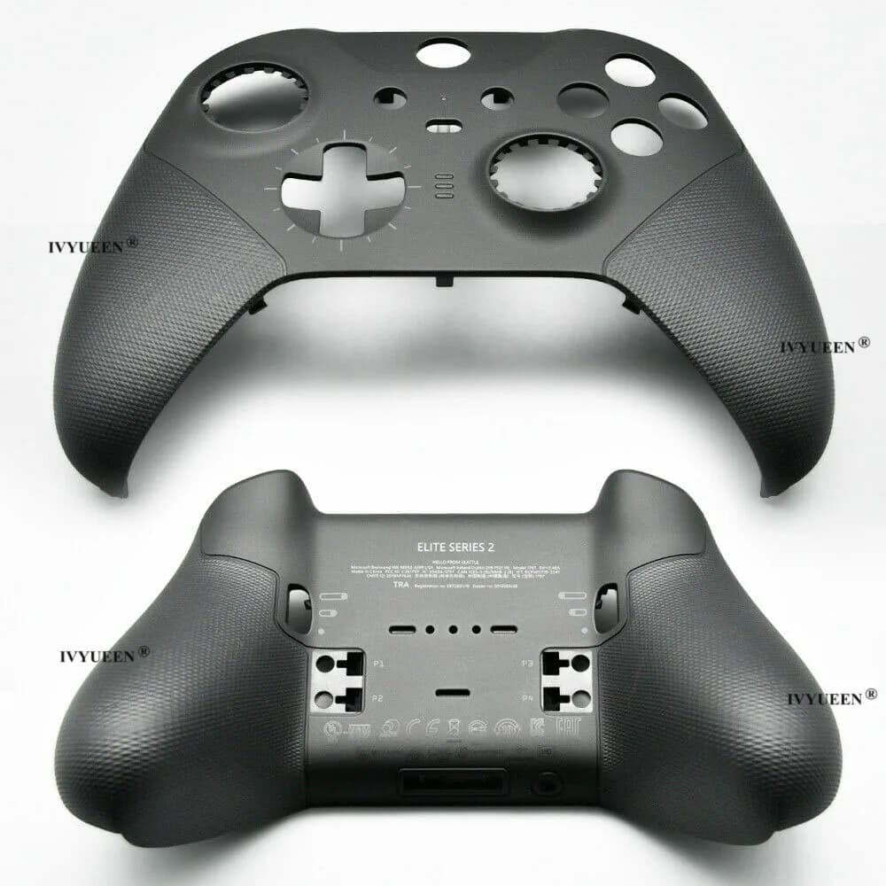 IVYUEEN per XBox One Elite Series 2 Core Controller originale Nero Alloggiamento anteriore posteriore Custodia a conchiglia Parti di riparazione della copertura del telaio centrale
