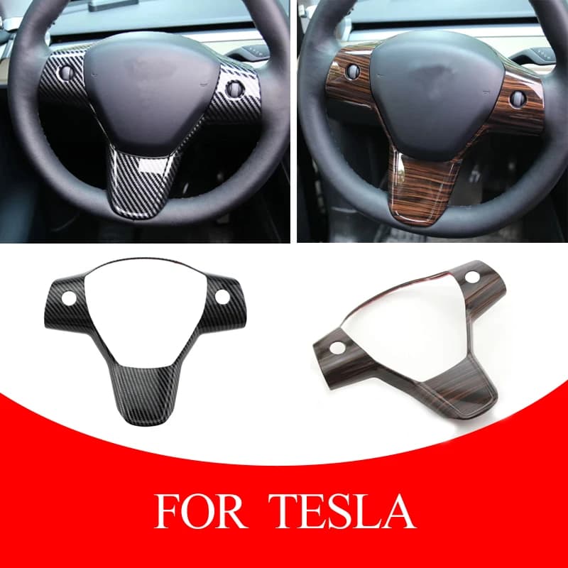 For Tesla Model 3 2016-2022 Model Y 2019-2022 Car steering wheel buttons Trim Cover accessories