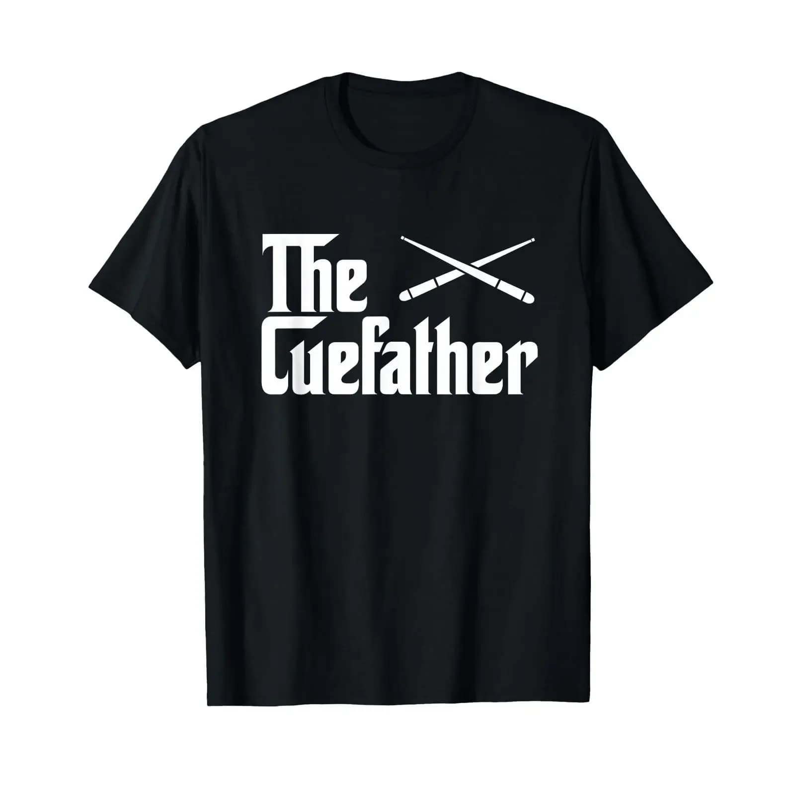 The Cue Father Funny Pool Billiards Player T Shirt vintage Washed Slightly Comfortable streetwear Stylish Unisex Casual fashion