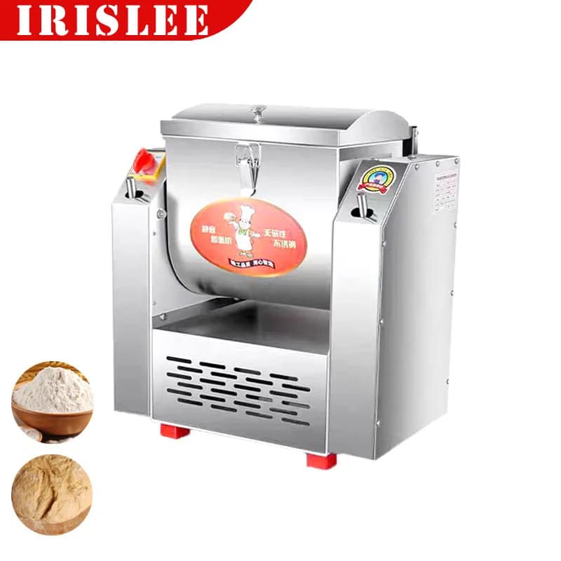 Impastatrice Automatica Commerciale per Impasto, Mixer per Farina, Macchina per Impastare Pasta e Pane, Miscelatore per Farina di Grano per Noodle