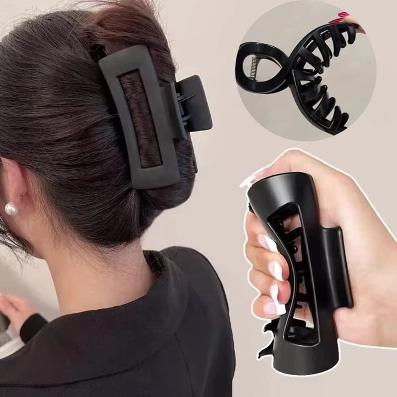 1/2 pezzi fermagli per capelli in silicone morbido per donna forcina per squalo opaco croce per accessori protettivi per capelli sportivi da ciclismo all'aperto