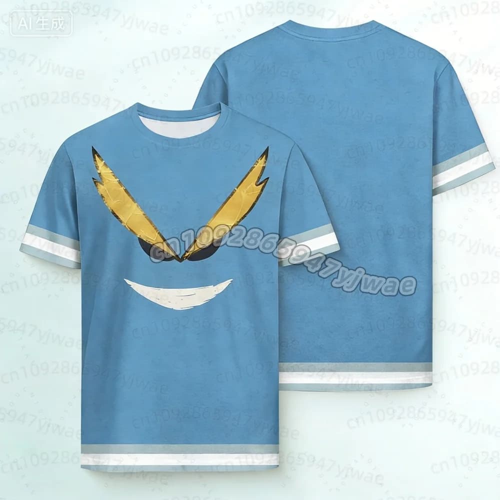 Summer Men's Women's My Hero T-shirt My Hero Academia Nonno 5th Edition Jersey T-shirt Tops All Might Anime Fan Gift