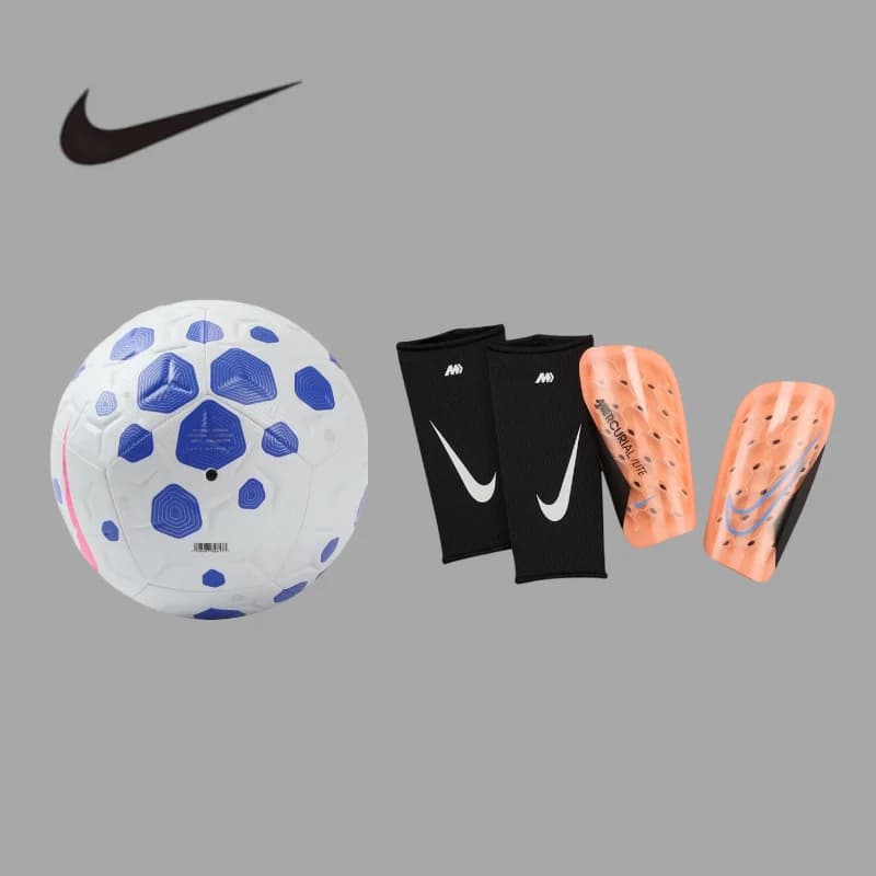 Nike Light Load Sport Kit No.5 Football Plus M Size No Extra Leg Burden ShinguardsHV4386-104+DN3611-852