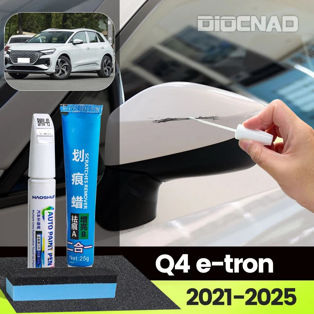 Per Audi Q4 e-tron e tron 2021-2025 2022 2023 2024 Vernice per auto Penna Cura della vernice Fissatore Riparazione graffi Pittura a cera Rimozione graffi