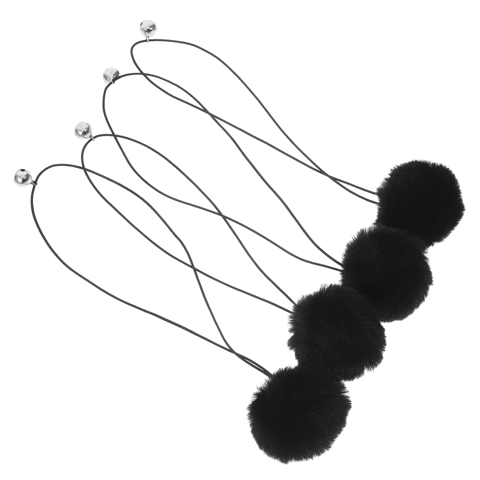 4 Pezzi Palline Interattive Sostituibili con Campanello per Tiragraffi per Gatti, Accessorio di Ricambio per Alberi per Gatti