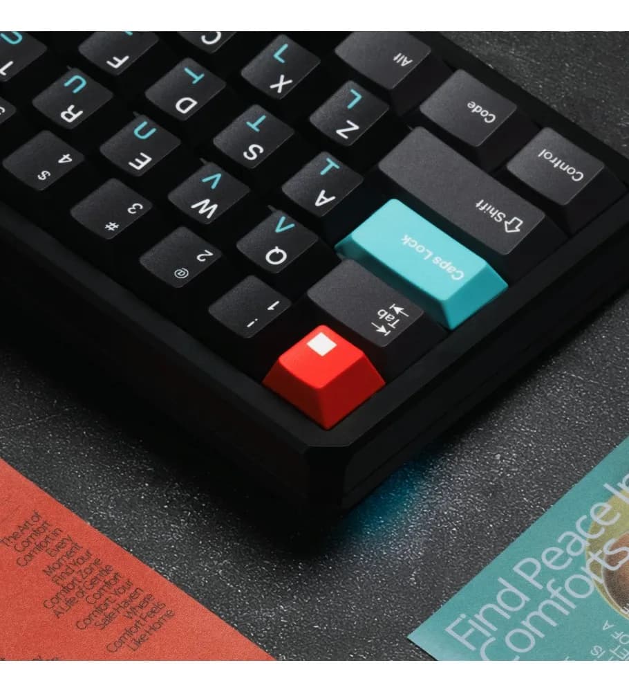 Sublimation mechanical keyboard cap keycap 143 keys Original side engraved light-transmitting PBT five sides