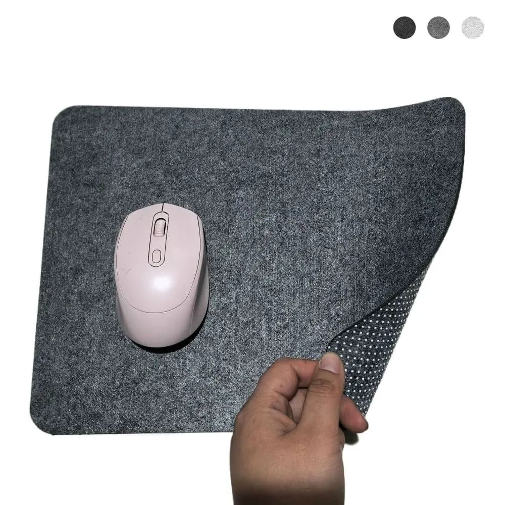 Tappetino per mouse in feltro resistente all'usura, antigraffio, tappetino da scrivania per gaming, antiscivolo, liscio, per casa e ufficio
