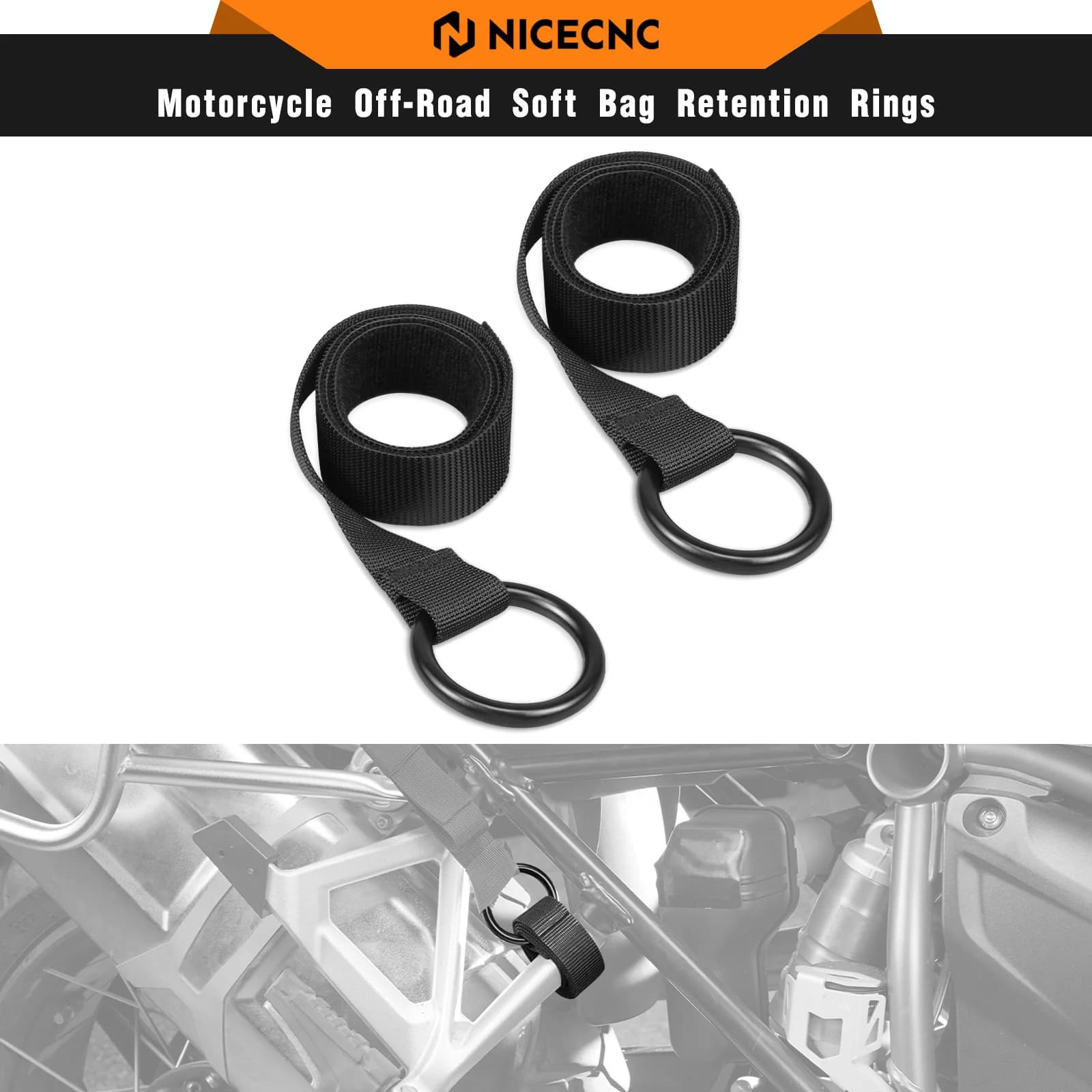 Moto ATV UTV Borsa Morbida Anelli di Ritenzione Per Yamaha Tenere 700 XTZ 700 BMW R1250GS R1200GS GSA KTM 790 890 Duke Adventure