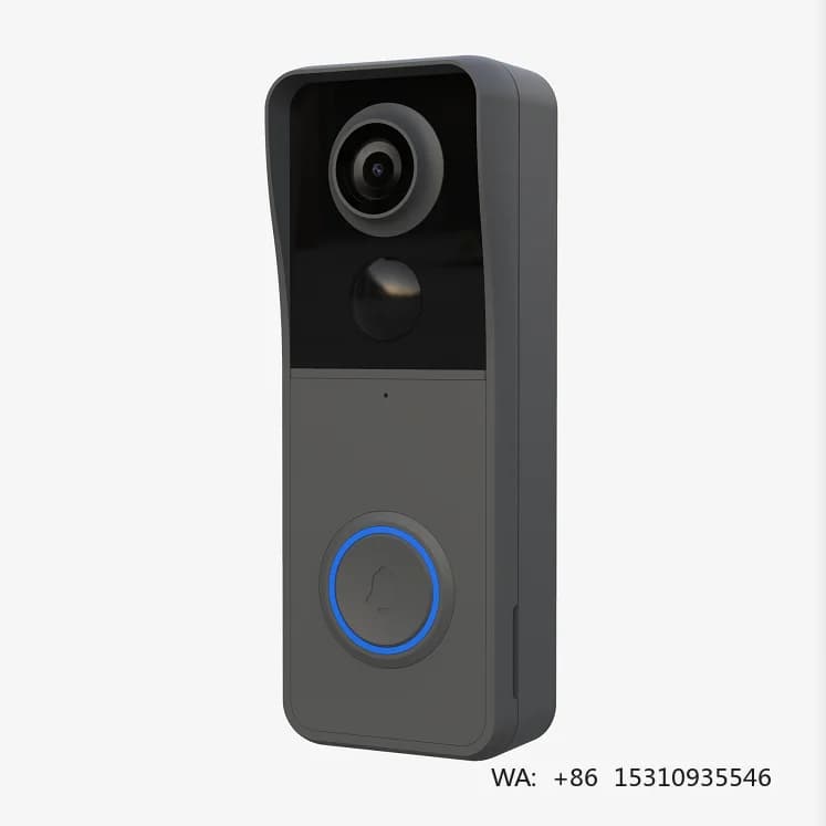 1080P Night Vision Video Doorbell Camera with 18650 Battery HD 2-Way Calling Door Bell-1080P Night Vision Door Phones