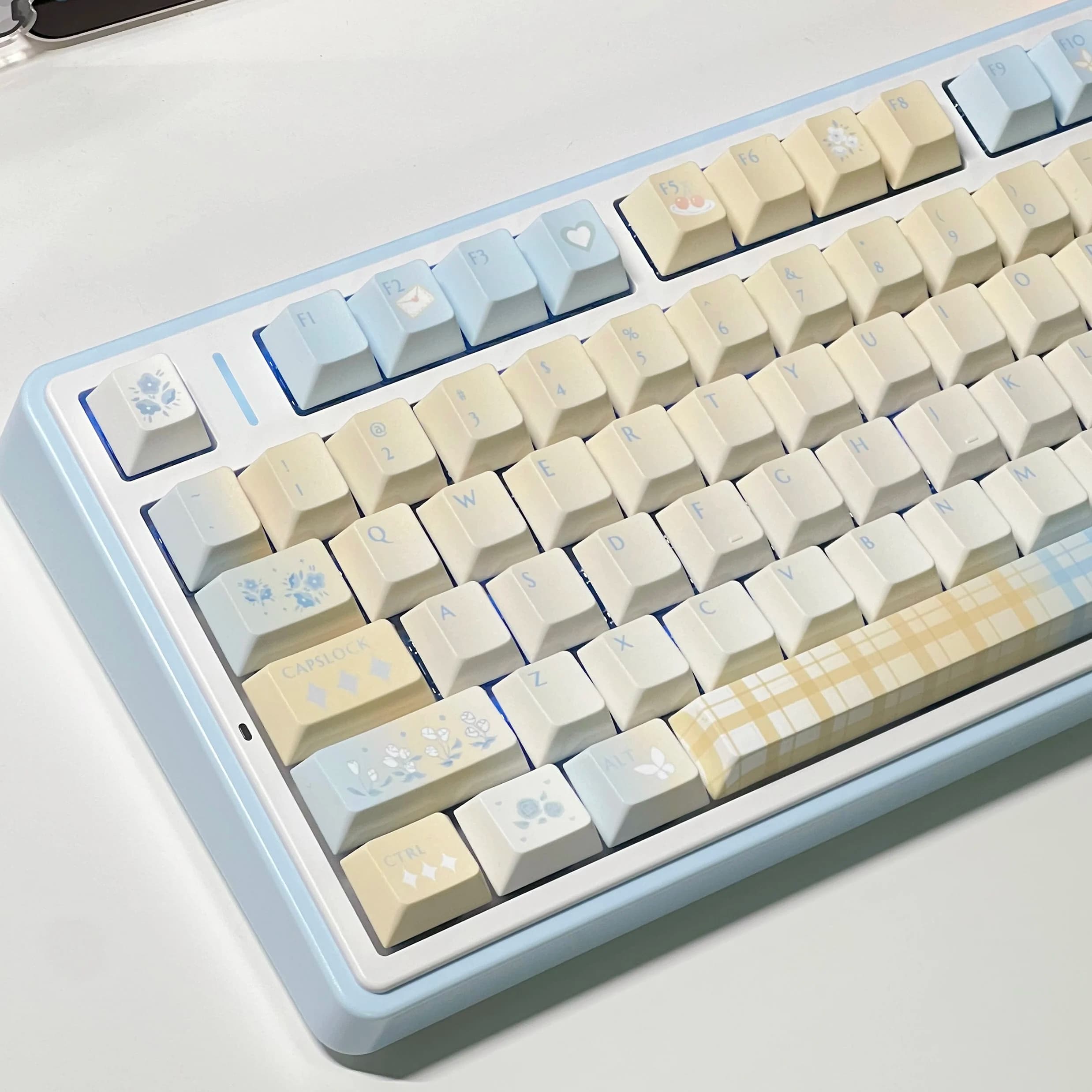 un set completo di sublimazione del materiale PBT, adatto per tastiere meccaniche